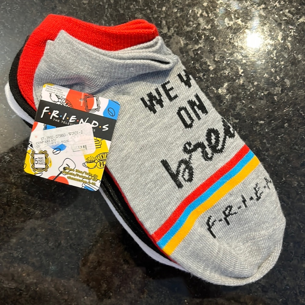 Friends 5 pack ankle socks